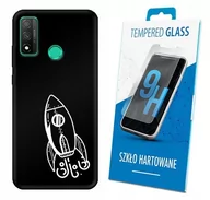 Akcesoria do smartwatchy - 100 wzorów ETUI MATT +SZKŁO do HUAWEI P SMART 2020 - miniaturka - grafika 1