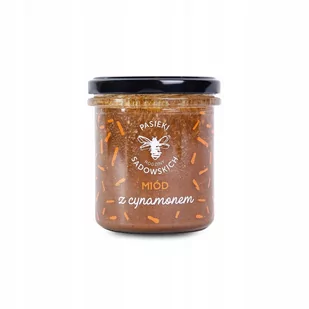 Pasieki Rodziny Sadowskich − Miód z cynamonem − 430 g - Miód - miniaturka - grafika 1