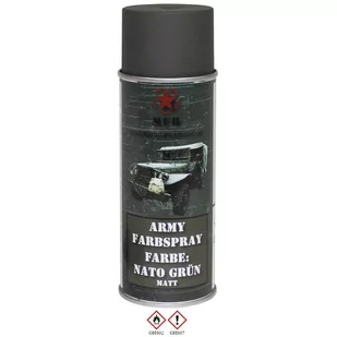 MFH Farba wojskowa w sprayu NATO Green Mat 400 ml (27375B) 27375B - Odzież taktyczna i umundurowanie - miniaturka - grafika 1