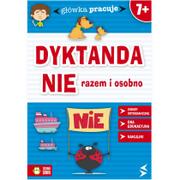 Pomoce naukowe - Dyktanda NIE razem i osobno Główka pracuje 7+ - miniaturka - grafika 1