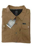 Koszule męskie - Koszula męska outdoorowa Wrangler Mixed Material Shirt Regular Fit Kangaroo ATG - miniaturka - grafika 1