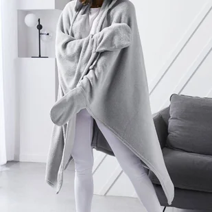 Koc Z Rękawami I Kapturem, Essential, Uniwersalny Rozmiar, 115 X 165 Cm - Koce - miniaturka - grafika 1