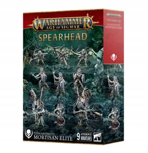 WARHAMMER AOS - SPEARHEAD: OSSIARCH BONEREAPERS MORTISAN ELITE - Gry planszowe - miniaturka - grafika 1