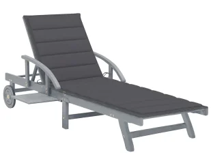 Elior Ciemnoszary leżak ogrodowy H3-F84 - Leżaki ogrodowe Elior Ciemnoszary leżak ogrodowy H3-F84 - Leżaki ogrodowe - miniaturka - grafika 1