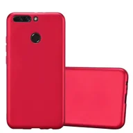 Etui i futerały do telefonów - Pokrowiec Do Honor 8 PRO w METALLIC CZERWONY Etui TPU Silikon Obudowa Ochronny Case Cover Cadorabo - miniaturka - grafika 1
