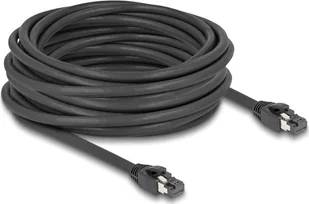 Delock DeLOCK network cable RJ-45 Cat.8.1 S/FTP, up to 40 Gbps black, 10 meters - Kable miedziane - miniaturka - grafika 1