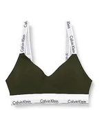 Biustonosze - Calvin Klein Damski biustonosz z podszewką z podszewką (śr, ZIELONY, XS - miniaturka - grafika 1