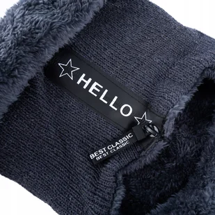 M33B CZAPKA ZIMOWA Z DASZKIEM KOMINIARKA - Czapki i chusty sportowe damskie - miniaturka - grafika 1