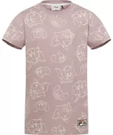 Sukienki - FILA Unisex dziecięca sukienka Tarija Tee Dress, Mauve Shadow/Egret Tom & Jerry AOP, 110-116 - miniaturka - grafika 1