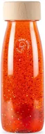 Zabawki sensoryczne - Petit Boum, Butelka sensoryczna FLOAT pomarańczowa - miniaturka - grafika 1