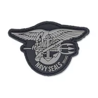 Odzież taktyczna i umundurowanie - 101 Inc. - Naszywka 3D - Navy Seals - Szary - miniaturka - grafika 1