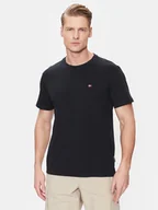 Koszulki męskie - Napapijri T-Shirt Salis NP0A4H8D Czarny Regular Fit - miniaturka - grafika 1