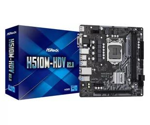 Płyta główna ASRock Płyta główna H510M-HDV R2.0 s1200 2DDR4 HDMI/DVI/D-SUB mATX H510M-HDV R2.0 - Płyty główne - miniaturka - grafika 1