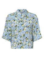 Koszule damskie - Marc O'Polo Denim - Bluzka damska, niebieski|wielokolorowy - miniaturka - grafika 1