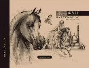 Szkicownik 197x1145/36K 120g TW retro Koń - Fresh - Szkolne artykuły papiernicze - miniaturka - grafika 1