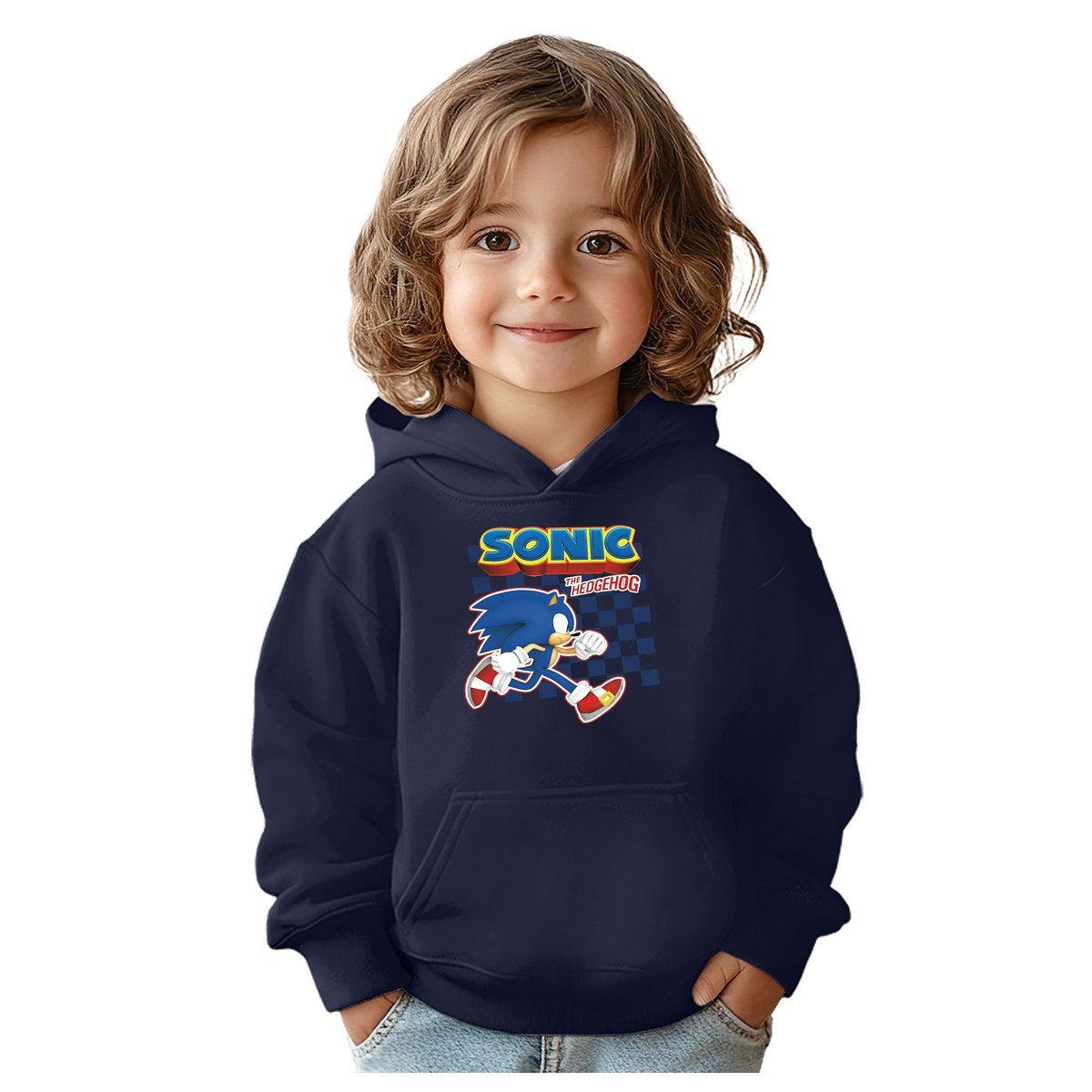 BLUZA DZIECIĘCA SONIC 122-128 CHŁOPIĘCA DZIEWCZĘCA PREZENT