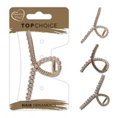 Nożyczki dla dzieci - TOP CHOICE Klamra do włosów (26973) 1 szt. - mix wzorów - miniaturka - grafika 1