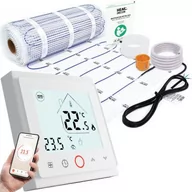 Ogrzewanie podłogowe - Heat Decor HD-mat150 mata grzewcza 2,5 m2 z termoregulatorem T500/W.WIFI białym HD-MAT150/2.5.T500.W.WIFI - miniaturka - grafika 1