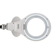 Lampy pozostałe - Lampa z klipsem z lupą LED MAULmakro, biała - miniaturka - grafika 1