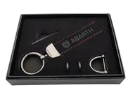 Akcesoria motoryzacyjne - ABARTH BRELOK samochodowy ABARTH BRELOCZEK do kluczy + pudełko na prezent - miniaturka - grafika 1