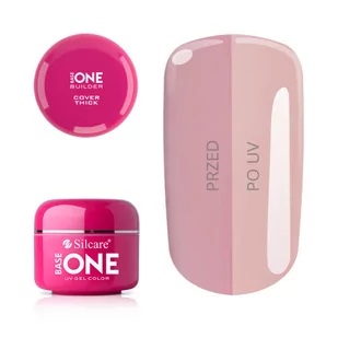 Silcare Base One Gel Base One Cover Thick 30g - Odżywki do paznokci - miniaturka - grafika 1