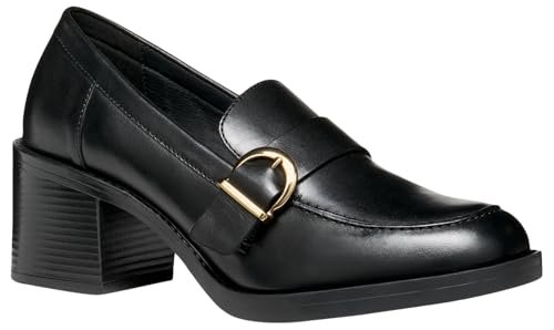 Geox Damski D SERILDA 60 czółenka, czarny, 37,5 EU, czarny, 37.5 EU