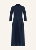 Sukienki - Tommy Hilfiger Sukienka Z Mieszanki Materiałów Z Rękawami 3/4 blau - miniaturka - grafika 1