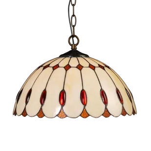 Lampa wisząca TIFFANY 2X60W E27 226 PREZENT - Lampy sufitowe - miniaturka - grafika 1