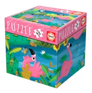 Puzzle - G3 Puzzle 48 Cube Flamingi Nowa - miniaturka - grafika 1