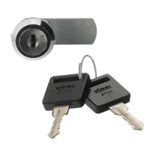 Zawiasy, okucia i inne akcesoria - Zamek skrzynkowy z cylindrem ryglowym śr. 19 mm Hettich - miniaturka - grafika 1