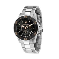 Zegarki męskie - Zegarek Maserati Competizione R8873600003 Silver/Black - miniaturka - grafika 1