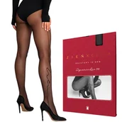 Rajstopy - Rajstopy Signature 02 z kolekcji Zień x Gatta MACIEJ ZIEŃ Mocha brązowe 3 - miniaturka - grafika 1