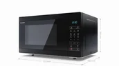 Kuchenki mikrofalowe - Sharp YC-MG51EB - miniaturka - grafika 1