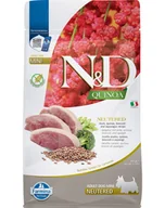 Sucha karma dla psów - N&D Quinoa Dog Duck Broccoli Asparagus Neutered Adult mini 800G - miniaturka - grafika 1