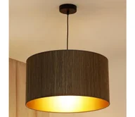 Lampy sufitowe - Brilagi - Żyrandol na lince BOSTON ROLLER 1xE27/15W/230V śr. 45 cm brązowy/złoty - miniaturka - grafika 1