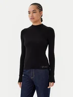 Swetry damskie - Guess Golf W5BR15 Z3OW2 Czarny Slim Fit - miniaturka - grafika 1