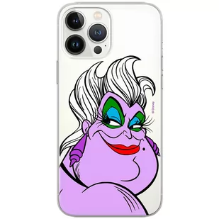 Etui Disney dedykowane do Iphone 12 Mini, wzór: Urszula 001 Etui częściowo przeźroczyste, oryginalne i oficjalnie licencjonowane - Etui i futerały do telefonów - miniaturka - grafika 1