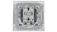 Wyłączniki światła i elektryczne - Schneider Asfora łacznik podtynkowy pojedynczy z podświetleniem biały EPH1430321 - miniaturka - grafika 1