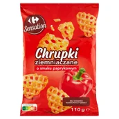 Chrupki - Carrefour Sensation Chrupki ziemniaczane o smaku paprykowym 110 g - miniaturka - grafika 1