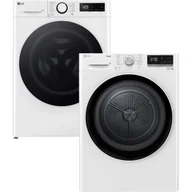 Zestawy AGD - Zestaw AGD LG Pralka F4W10520W 10kg + Suszarka RC80V5AV5N 8kg - miniaturka - grafika 1
