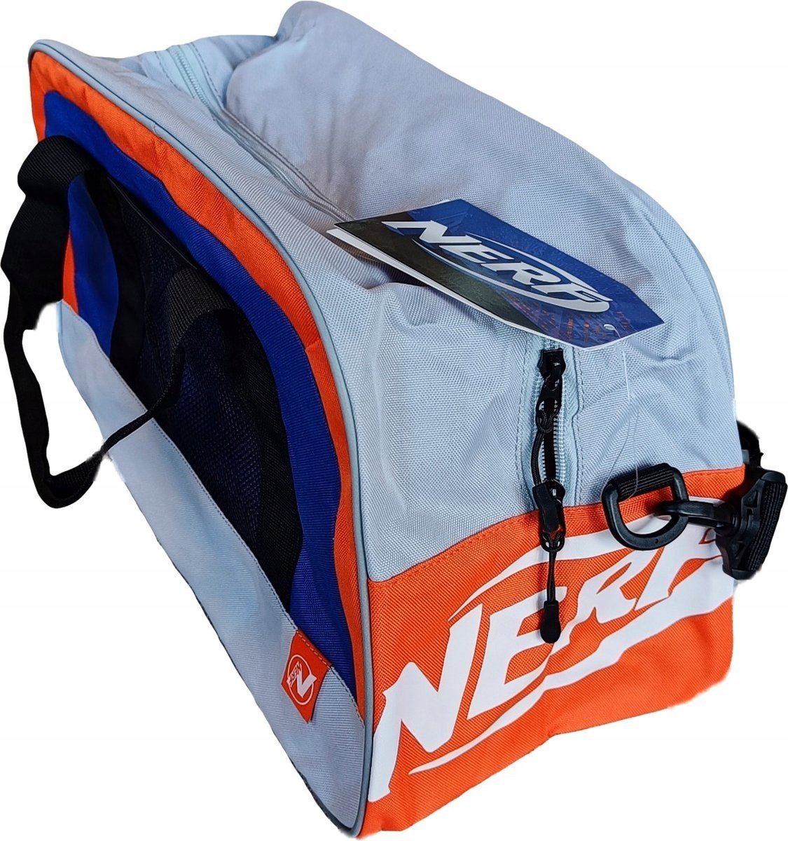 NERF TORBA NA RAMIĘ SPORTOWA PODRÓŻNA TRENINGOWA + ZESTAW MEGA DODATKÓW