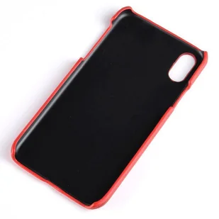 Crong Essential Cover - Etui iPhone Xs / X (czerwony) - Etui i futerały do telefonów - miniaturka - grafika 5