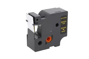 Zamiennik taśmy DYMO D1 53724 24mm złoty/czarna - Etykiety do drukarek - miniaturka - grafika 1