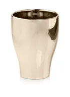 Donice - Osłonka Na Doniczkę Ceramiczna Złota Glamour 14Cm - miniaturka - grafika 1