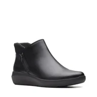 Botki damskie - Clarks Kayleigh Mid [black] - rozmiar 39 - miniaturka - grafika 1