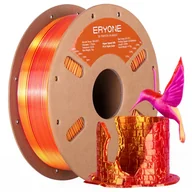 Filamenty i akcesoria do drukarek 3D - ERYONE High Speed Silk Tri-color PLA Filament 1kg Red - miniaturka - grafika 1