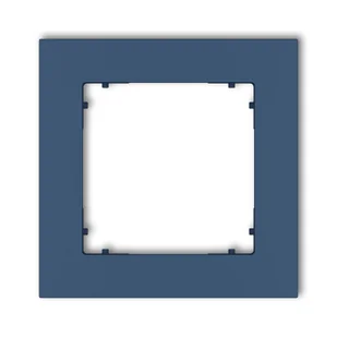 Karlik Ramka pojedyncza kwadratowa MINI - navy blue - Klawisze i ramki - miniaturka - grafika 1