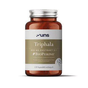 UNS Triphala 800mg Ekstrakt 3:1 120vegcaps - Witaminy i minerały dla sportowców - miniaturka - grafika 1