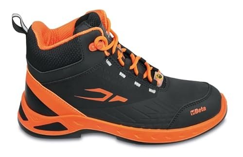 BETA 7276N FitEVOLUTION Wysokie wodoodporne buty robocze z mikrofibry, odporne na przebicie buty robocze ze wsparciem stabilności na pięcie, rozmiar EU 40, 650 g