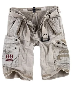 spodnie bojówki krótkie ROYAL SHORTS - ROYALWHITE-L - Spodnie męskie - miniaturka - grafika 1